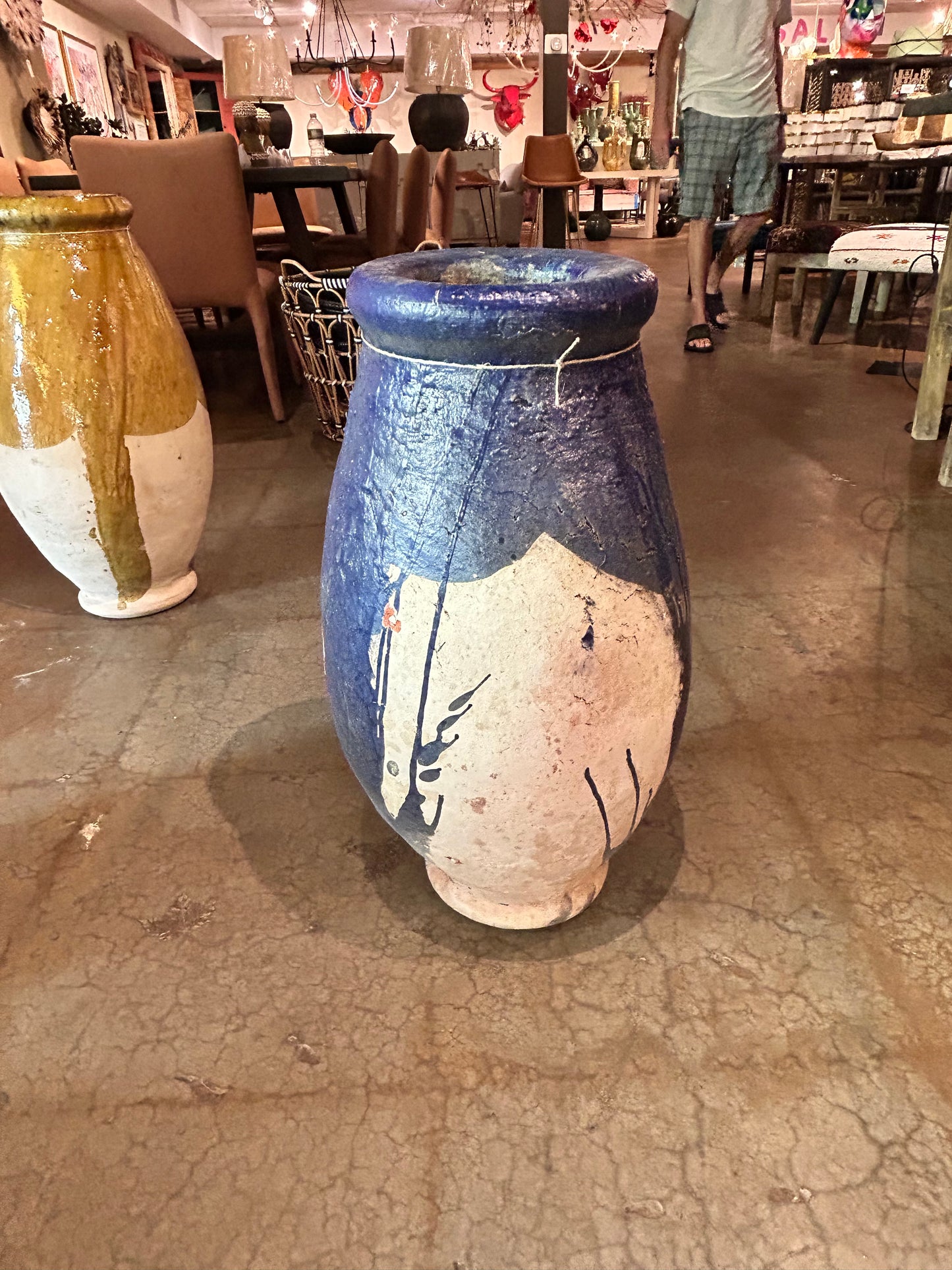 Glazed Pot - Blue
