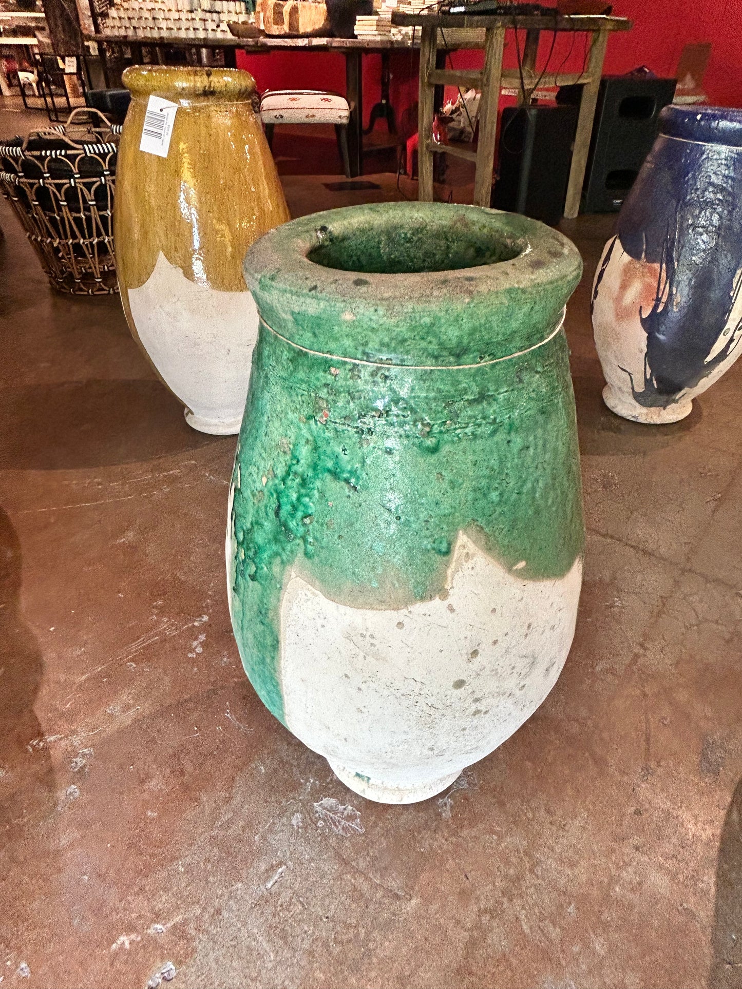 Glazed Pot - Green