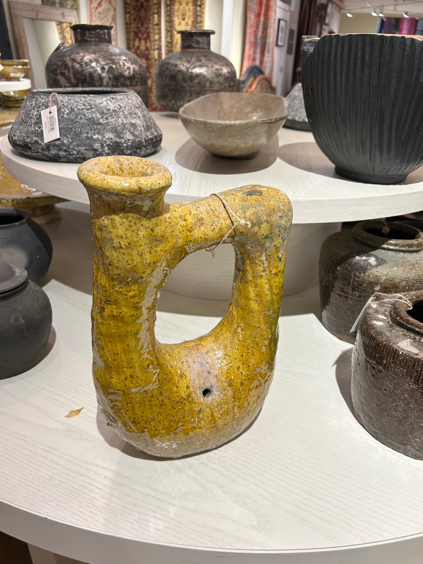 Le Mirage Sculpture Tangiers Fez Mustard