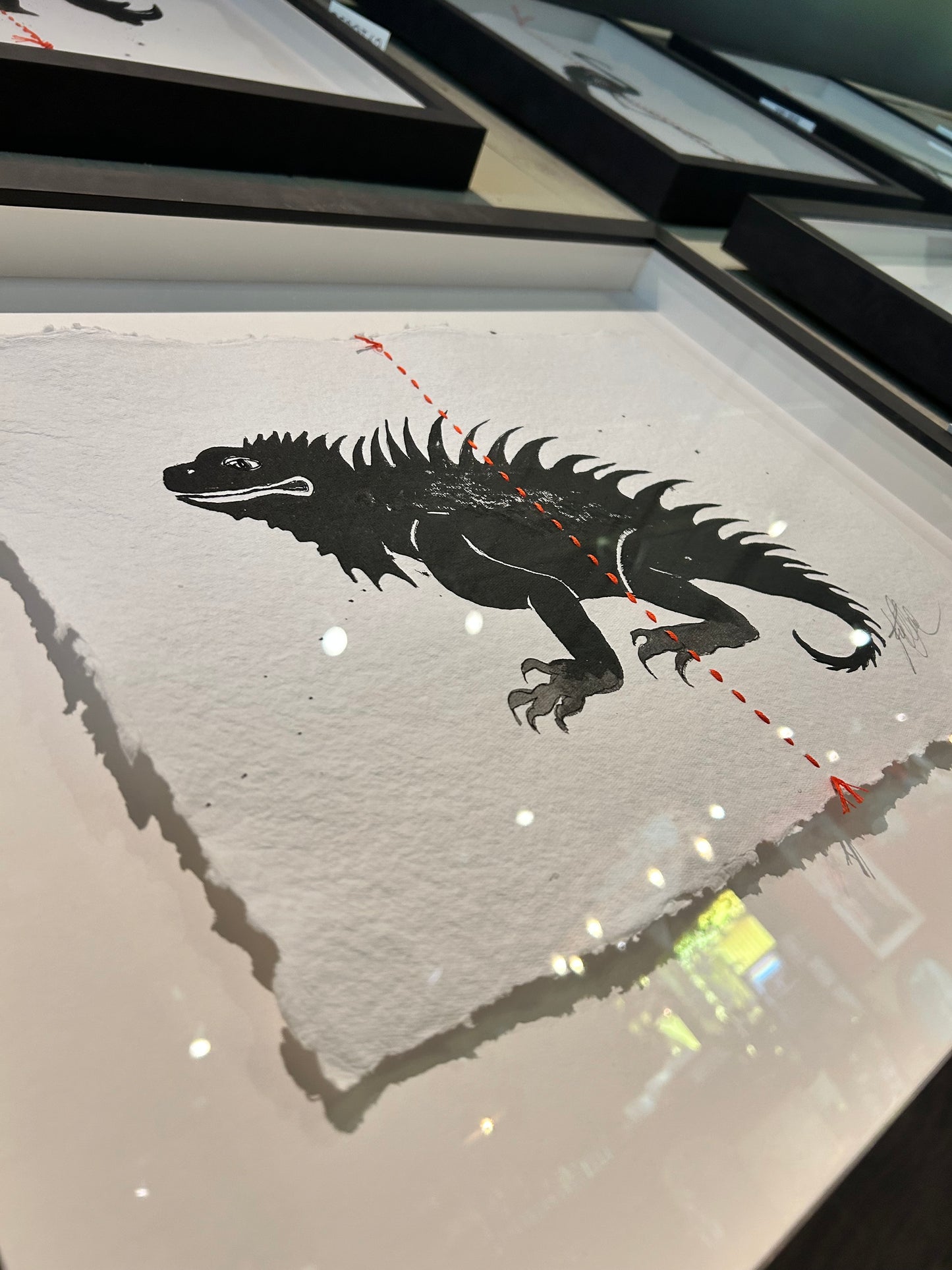 Animal Sketches By Kelly O'Neil (Iguana)