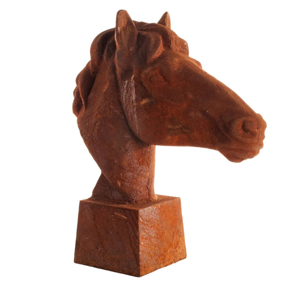 Large Horse Head on Base