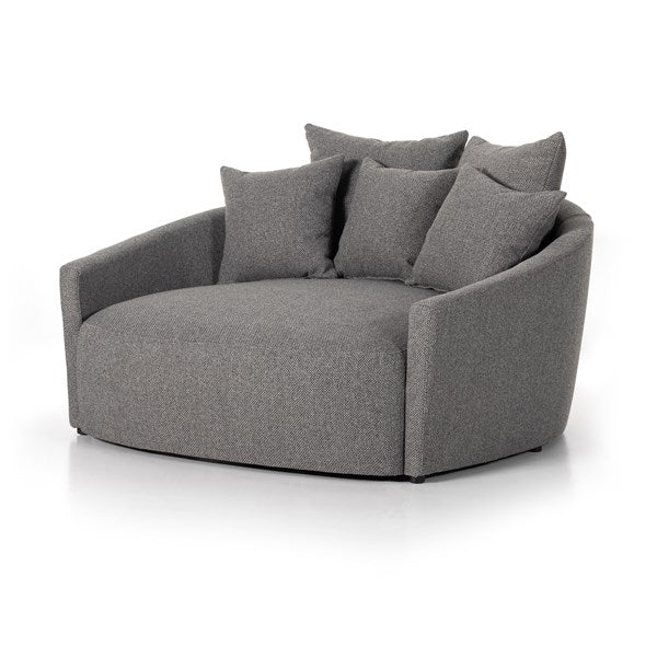 Zeta Media Lounger / Charcoal