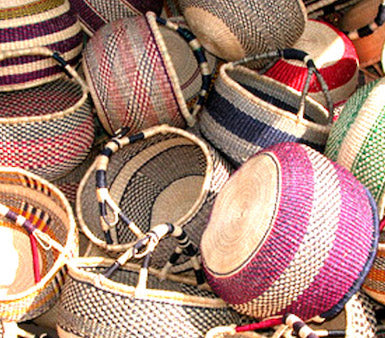 African Woven Basket