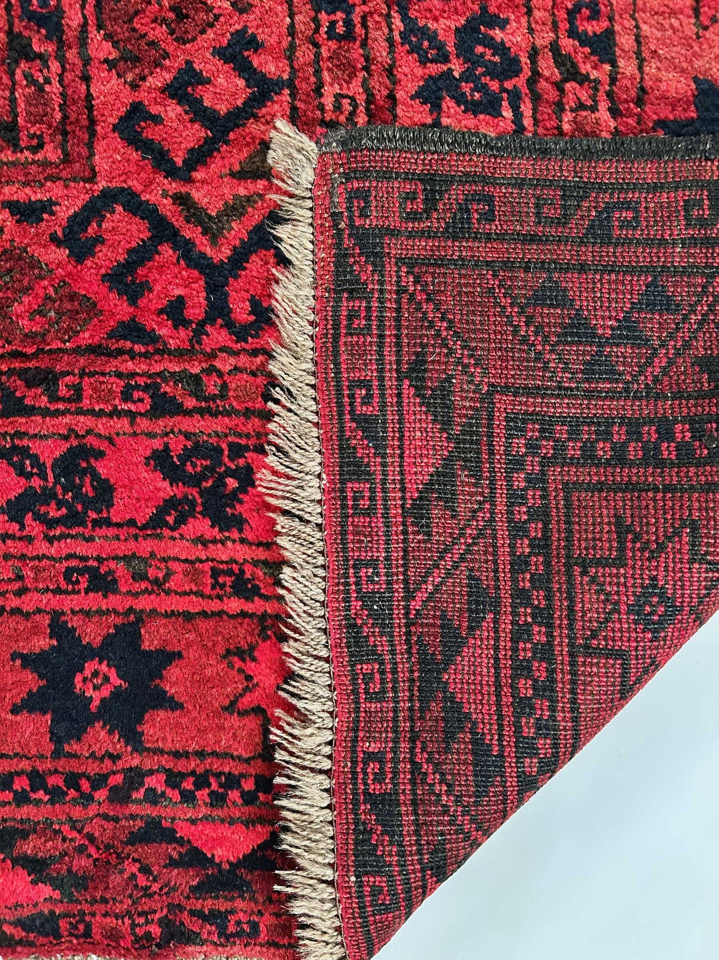 Antique, H.B. Afghan ( 7'.10" x 11'.10" ) 49773