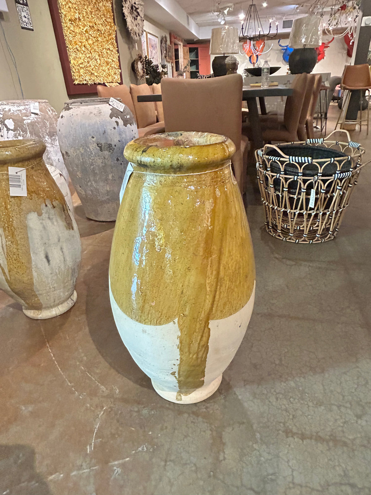 Glazed Pot - Yellow