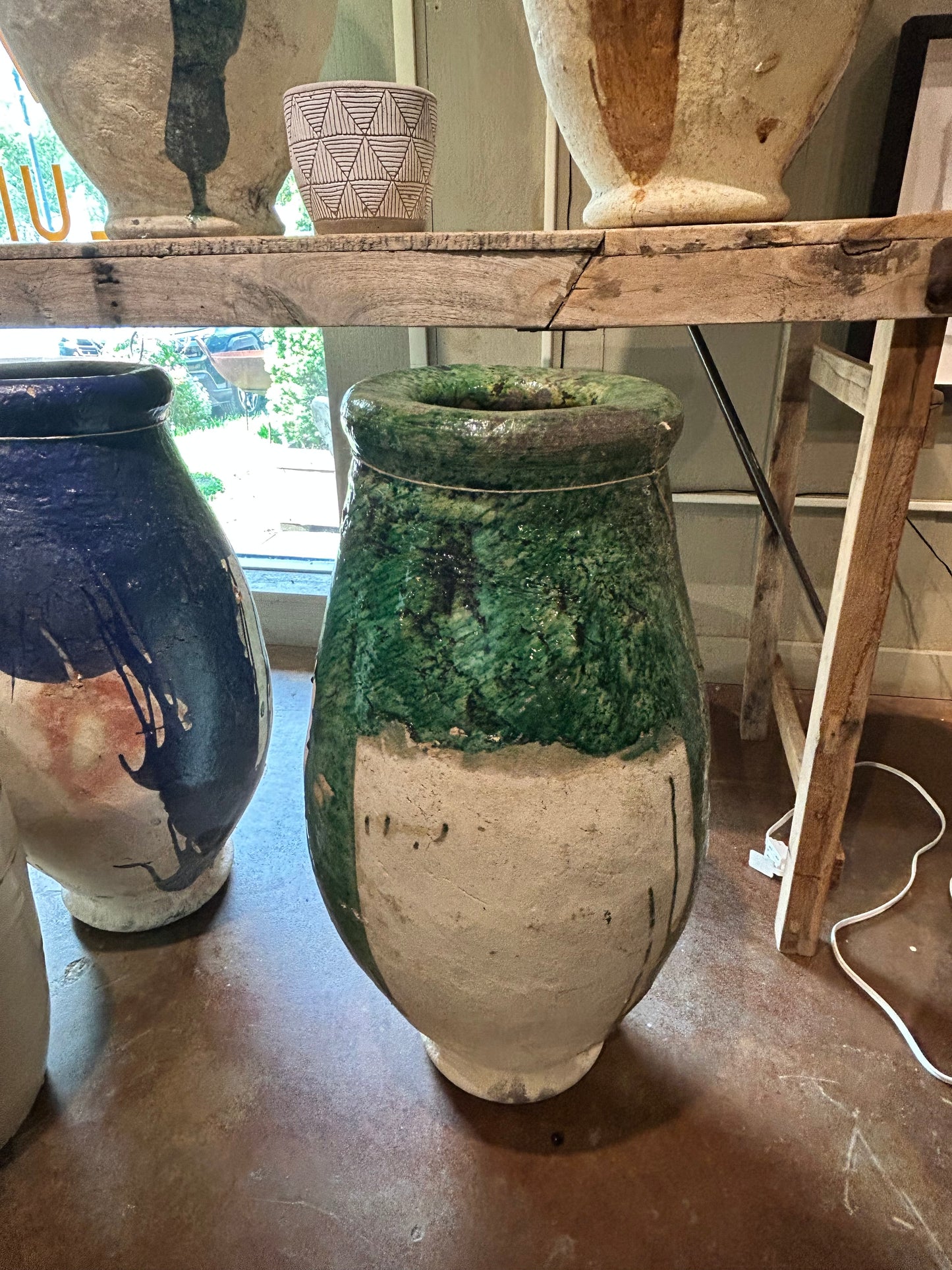 Glazed Pot - Green
