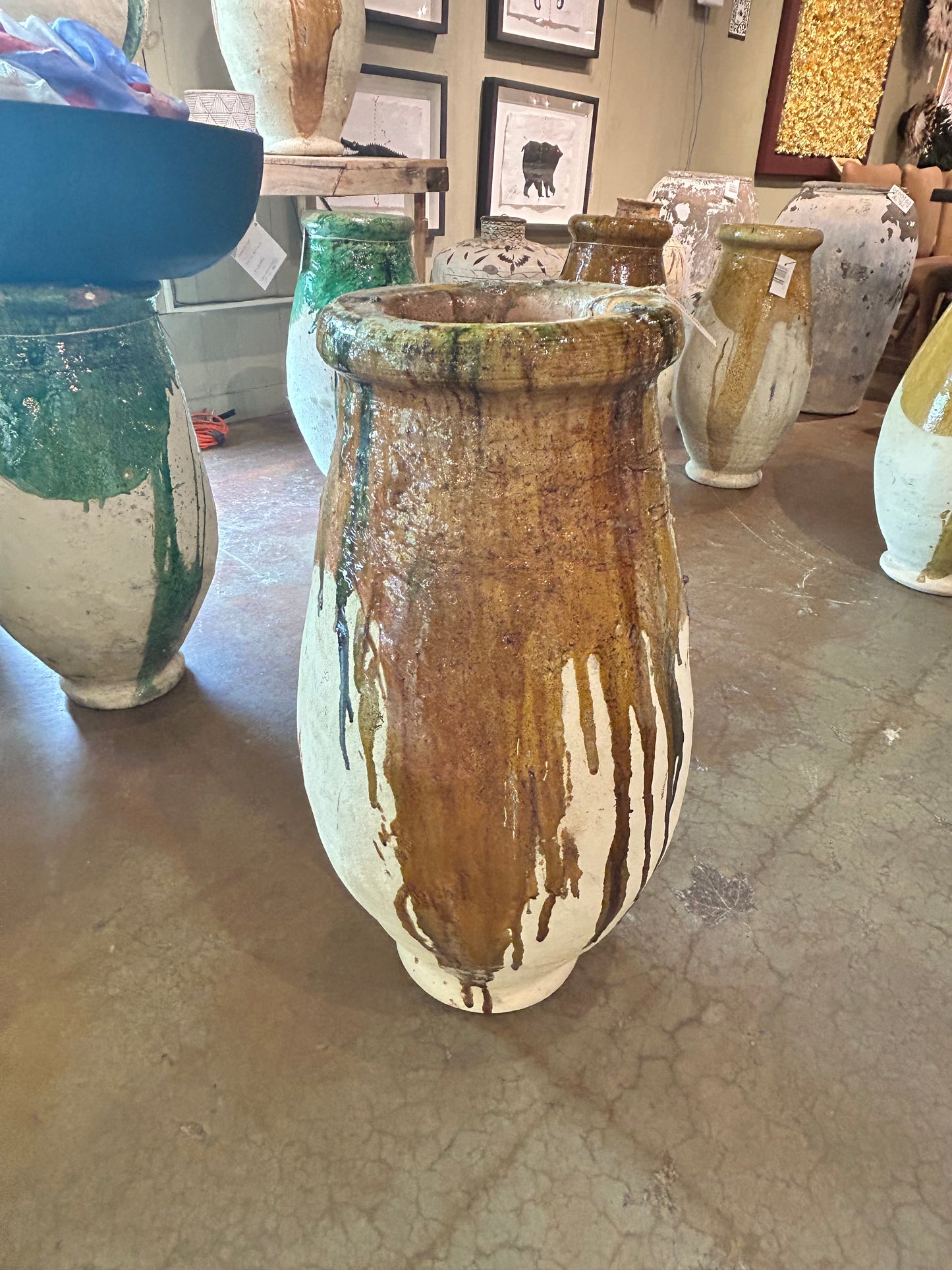 Glazed Pot - Yellow