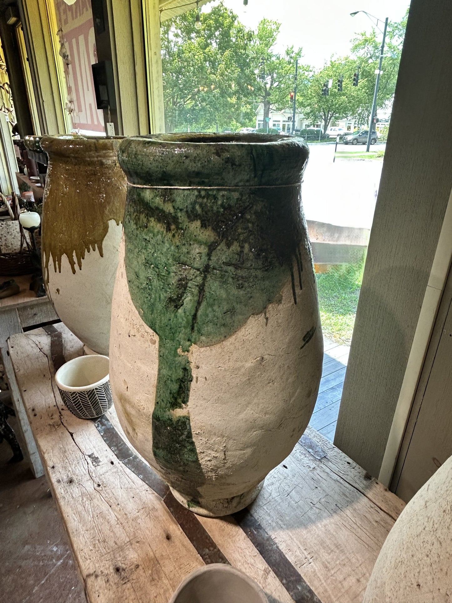 Glazed Pot - Green