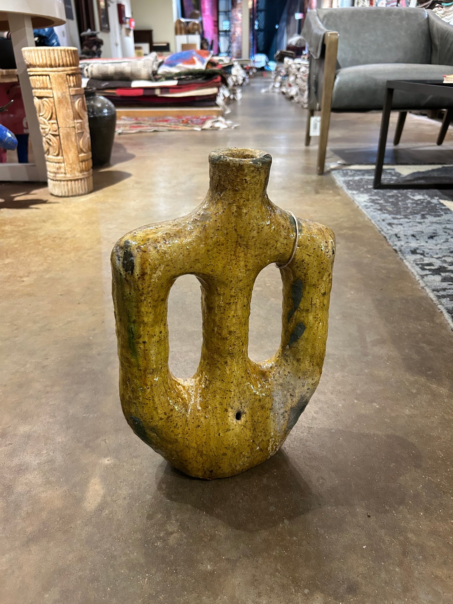 Le Mirage Sculpture Tangiers Fez Mustard