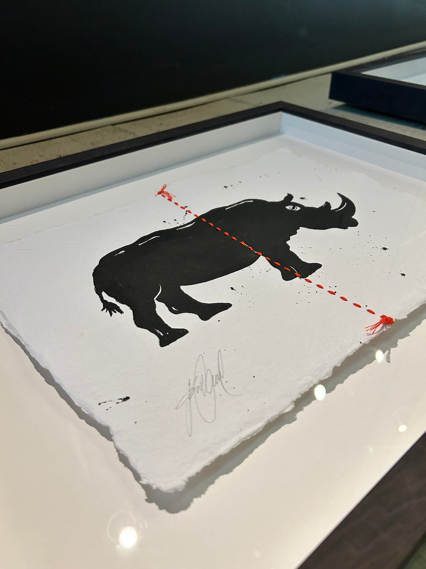 Animal Sketches By Kelly O'Neil (Rhino)