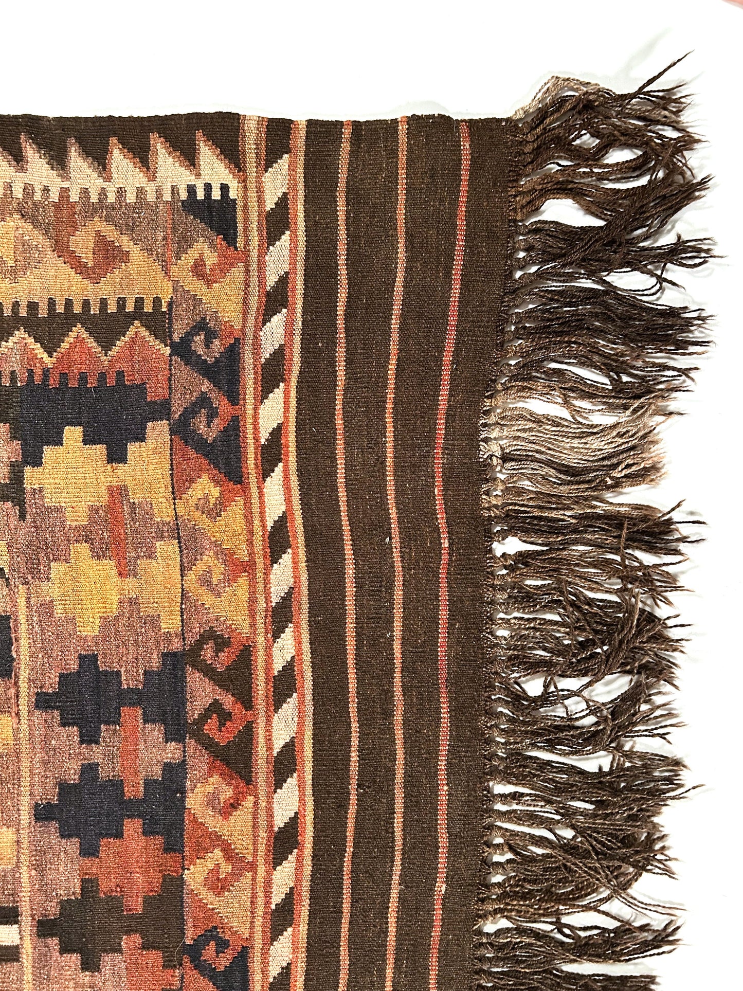 Vintage Kilim , Afghan ( 10 x 16.5 ) 47898