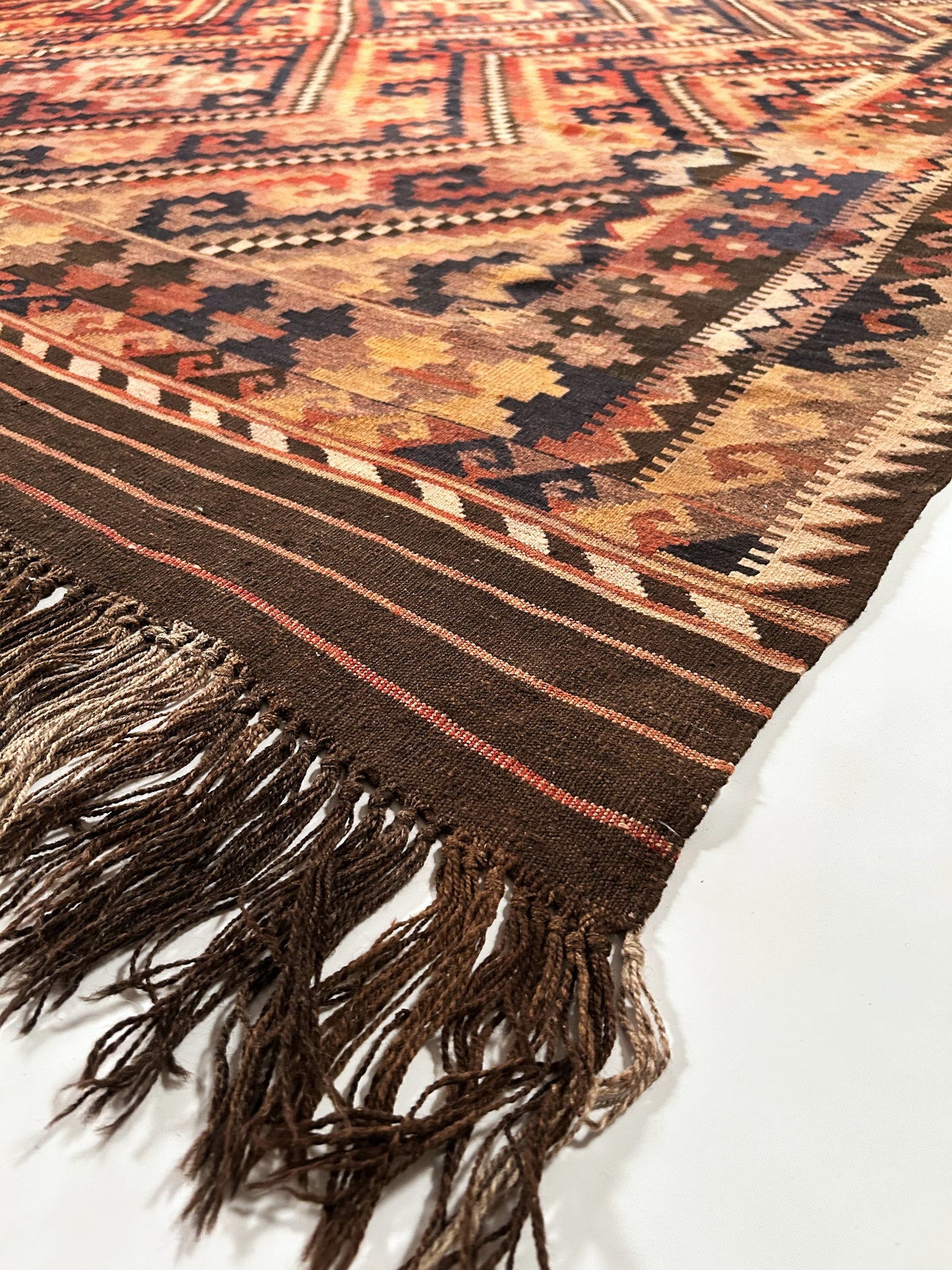 Vintage Kilim , Afghan ( 10 x 16.5 ) 47898