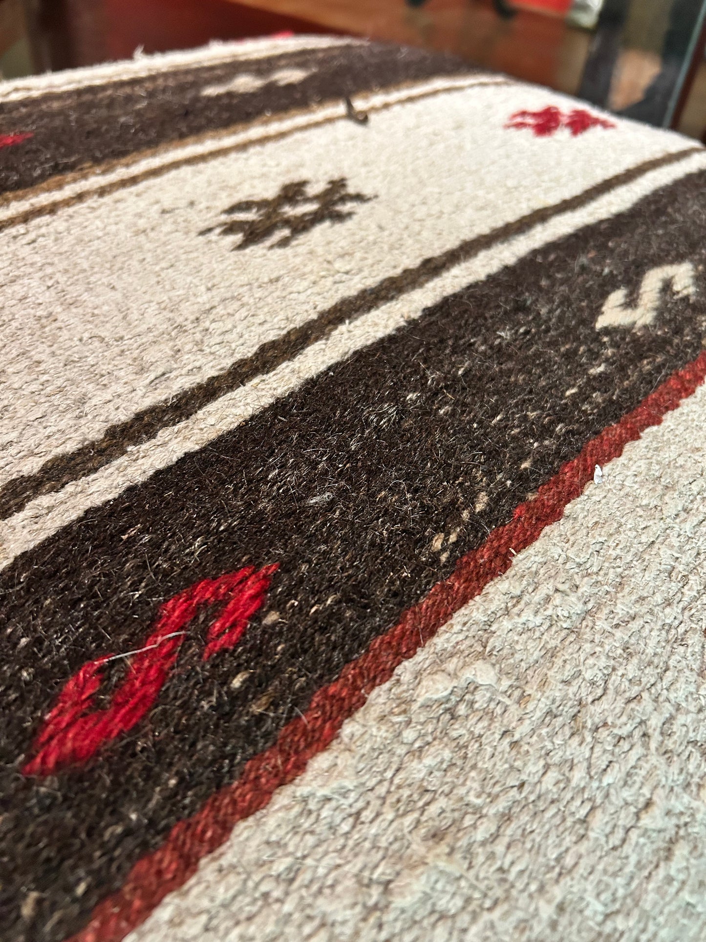 Bench / Vintage Rug Covered