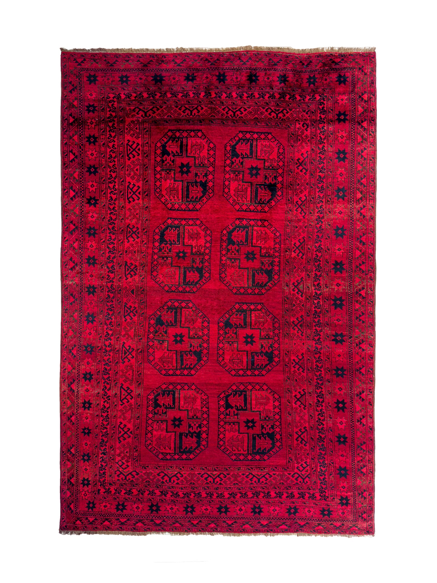 Antique, H.B. Afghan ( 7'.10" x 11'.10" ) 49773