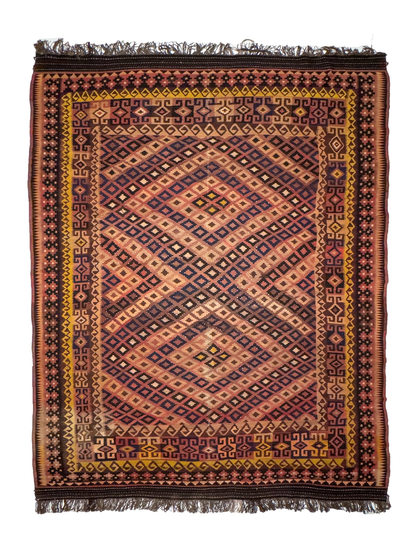 Vintage Kilim , Afghan ( 10 x 16.5 ) 47898
