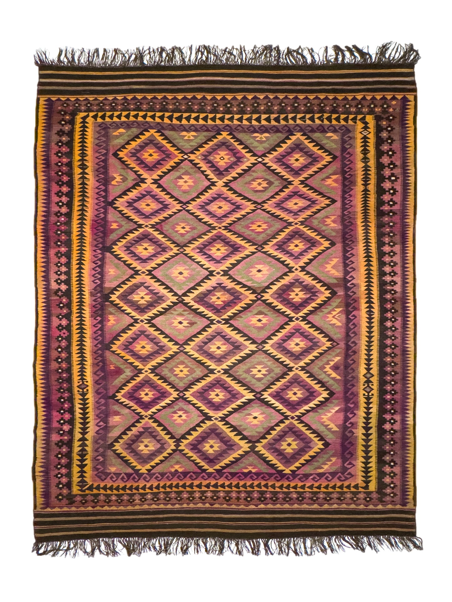 Vintage Kilim, Afghan ( 10' x 15' ) 47903