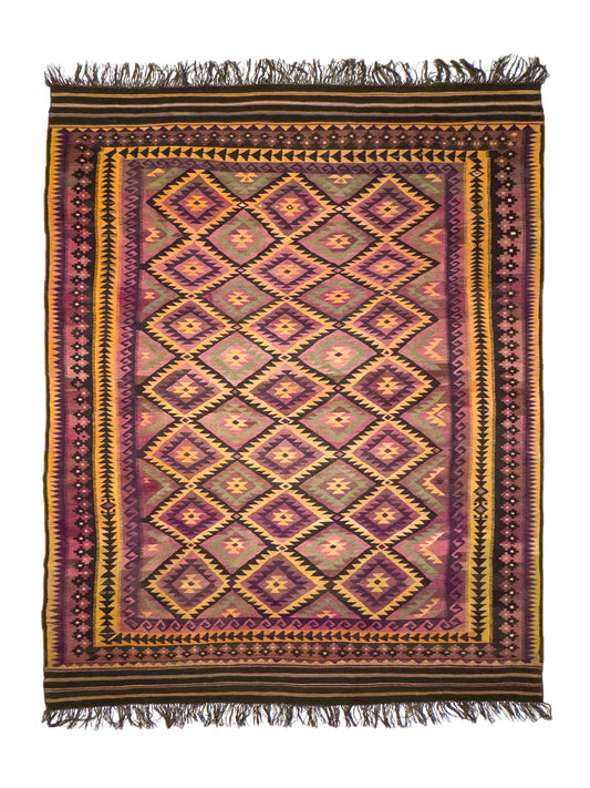 Vintage Kilim, Afghan ( 10' x 15' ) 47903