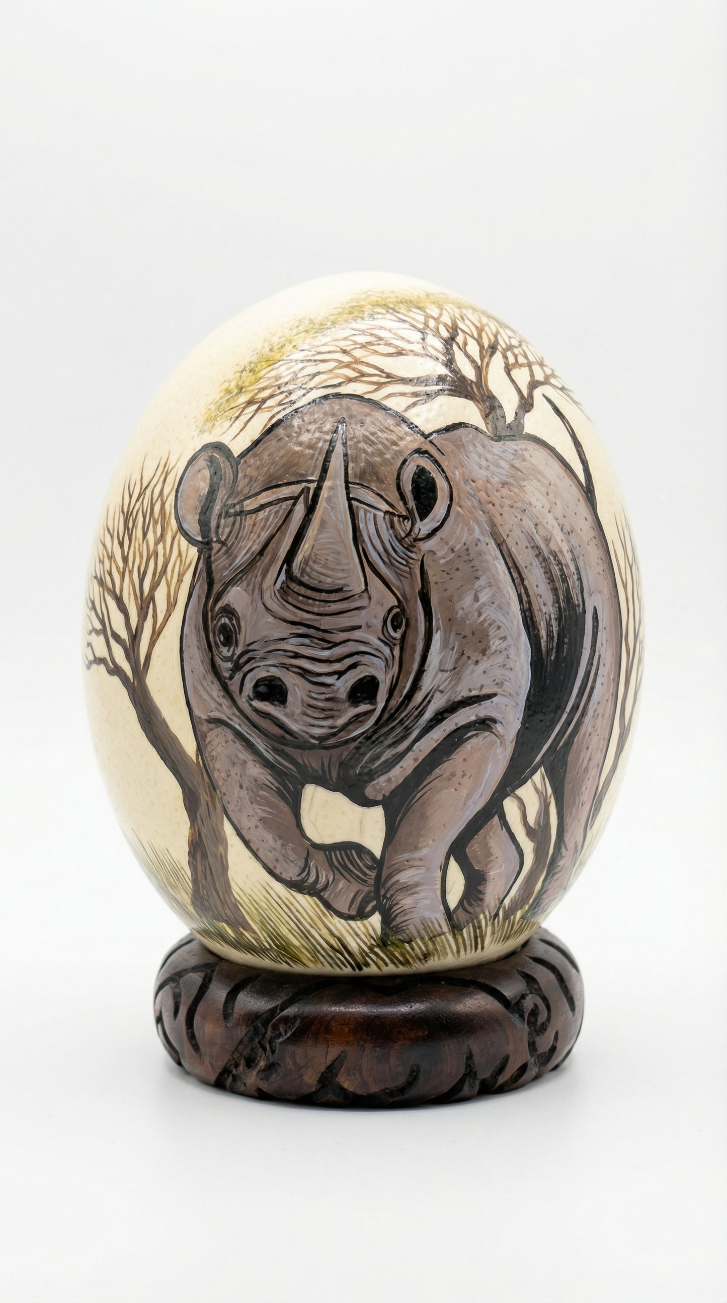 Ostrich Egg (Rhinoceros)