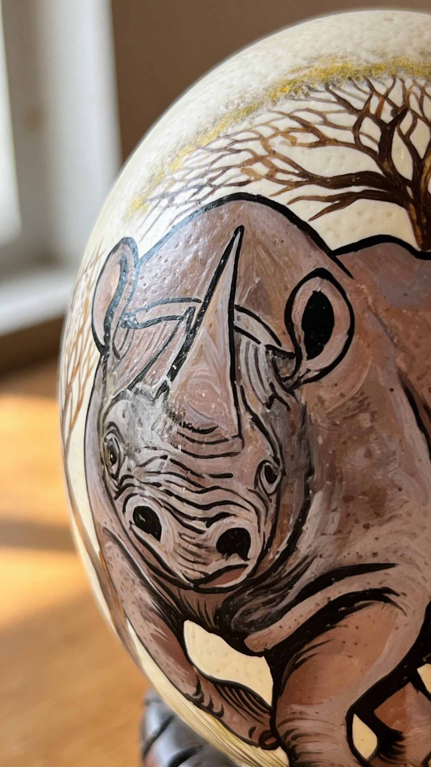 Ostrich Egg (Rhinoceros)