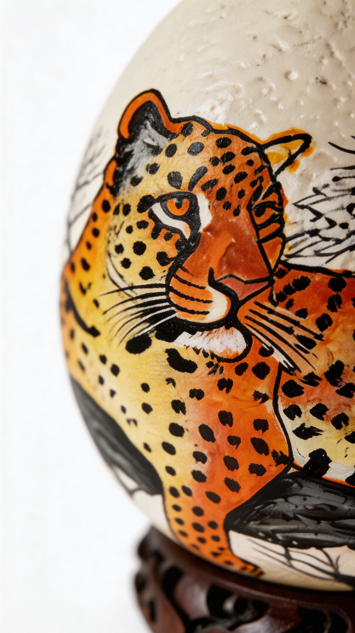 Ostrich Egg (Leopard)