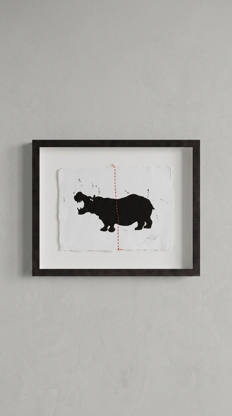 Animal Sketches By Kelly O'Neil (Hippopotamus)