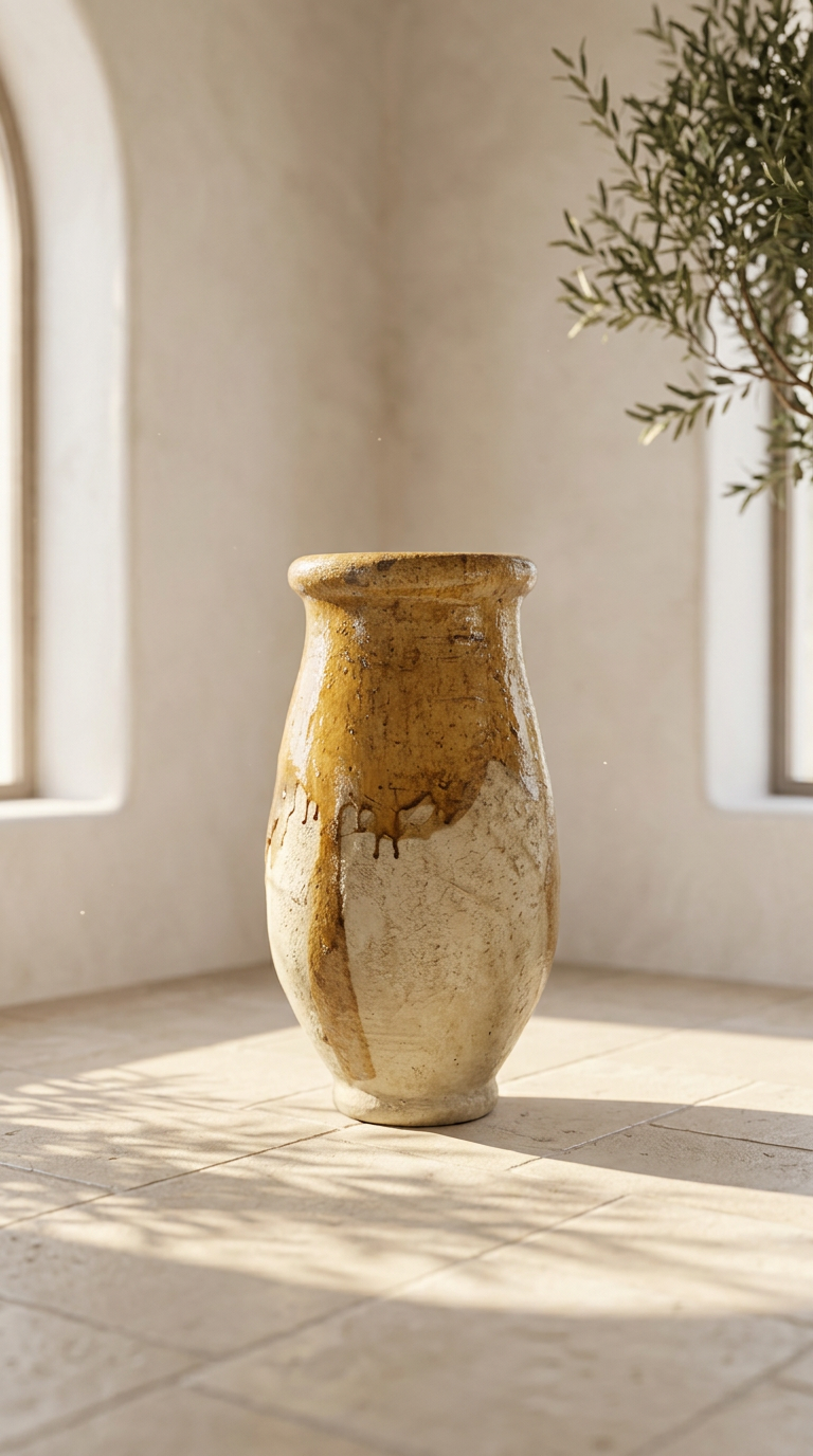 Glazed Pot - Yellow