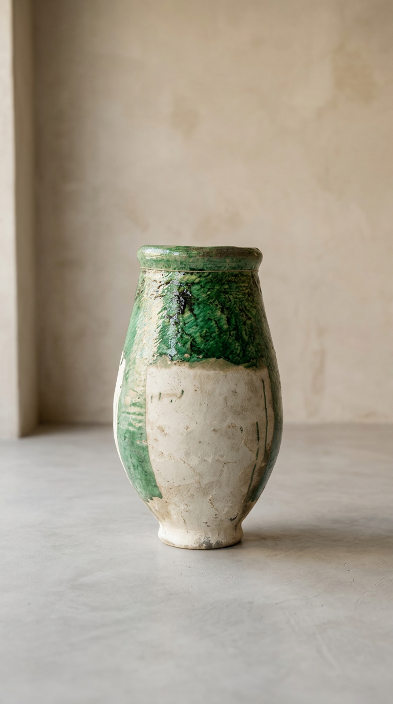 Glazed Pot - Green