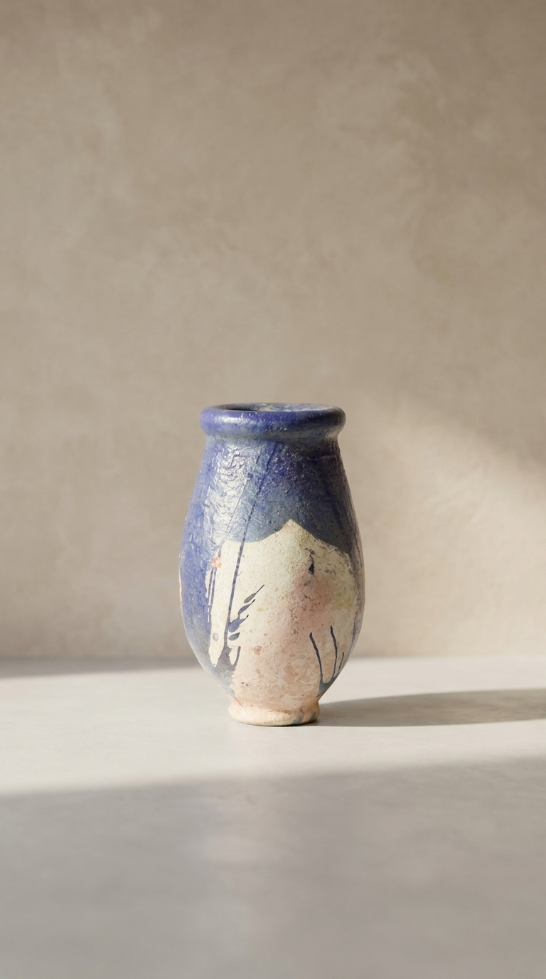Glazed Pot - Blue