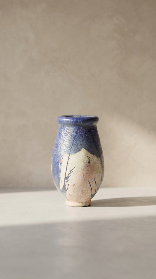 Glazed Pot - Blue