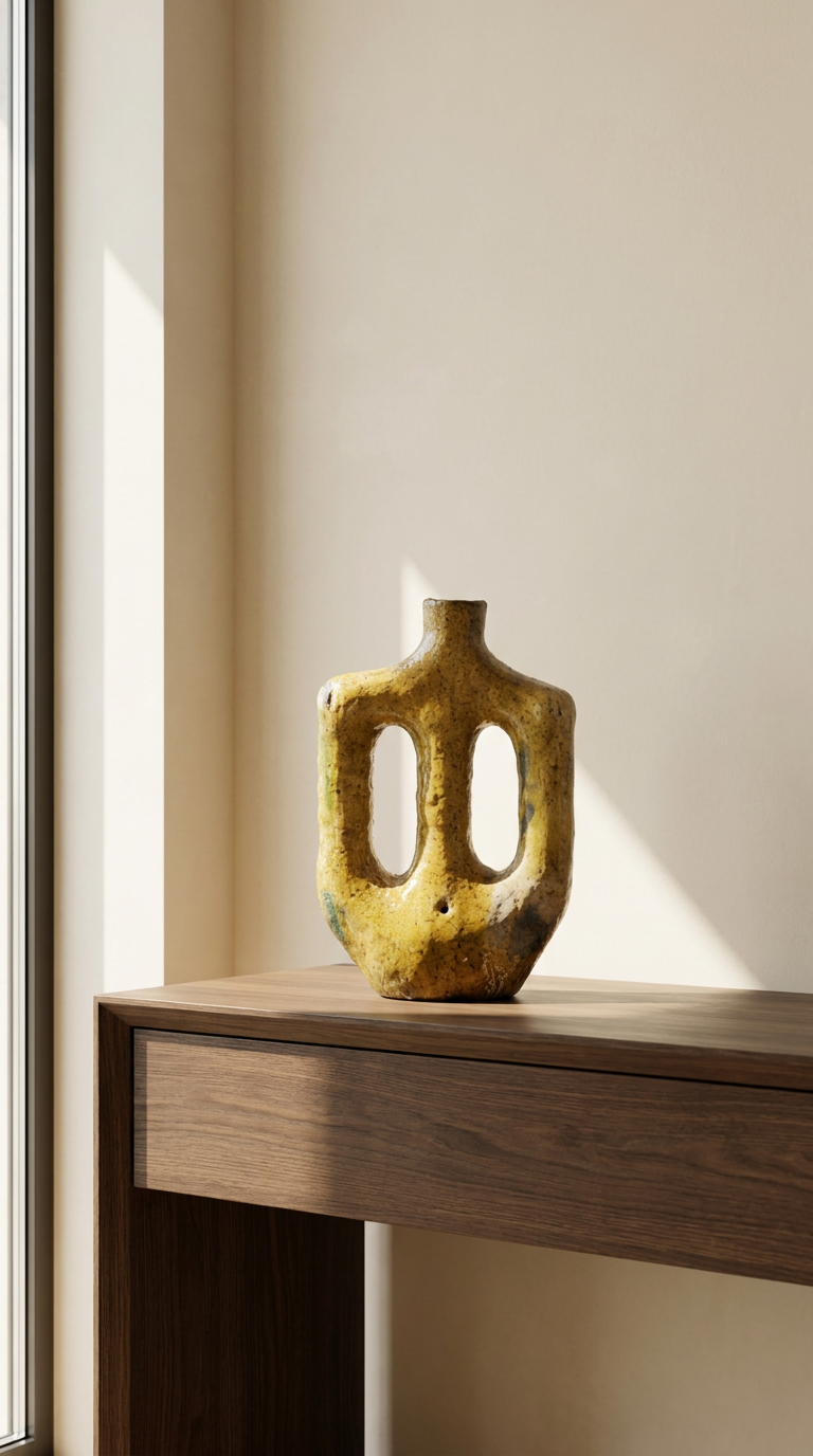 Le Mirage Sculpture Tangiers Fez Mustard