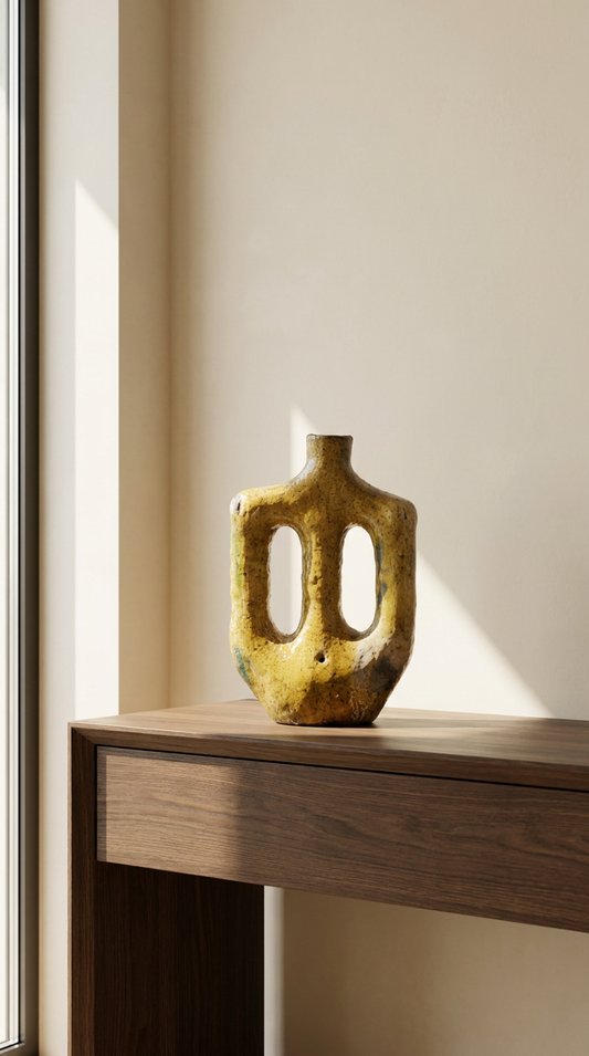 Le Mirage Sculpture Tangiers Fez Mustard