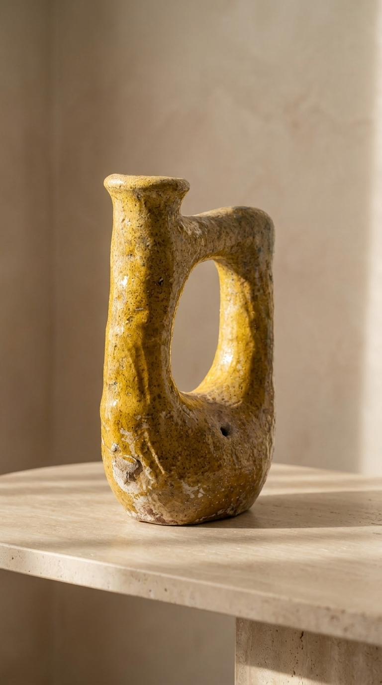Le Mirage Sculpture Tangiers Fez Mustard