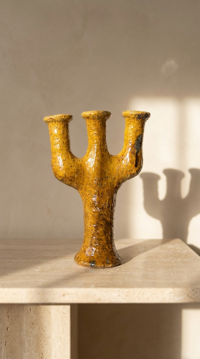 Le Mirage Sculpture Sculpture Fez Mustard