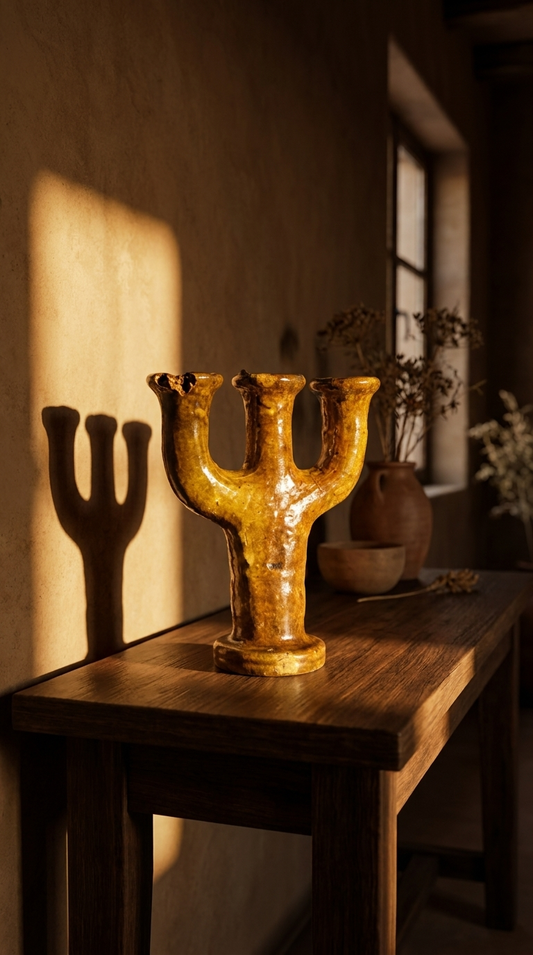 Le Mirage Sculpture Sculpture Fez Mustard