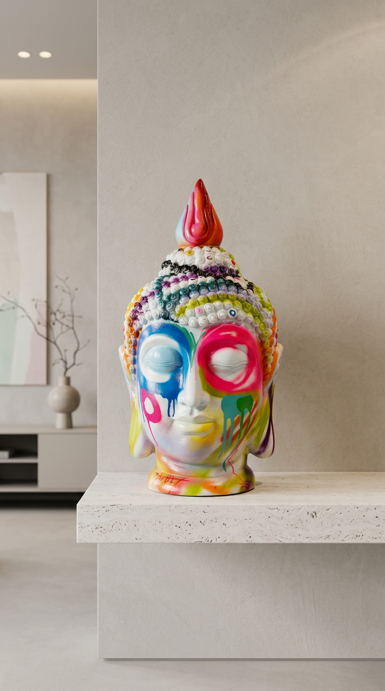 Budha Head By Kelly O'Neil