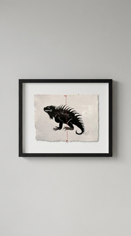 Animal Sketches By Kelly O'Neil (Iguana)