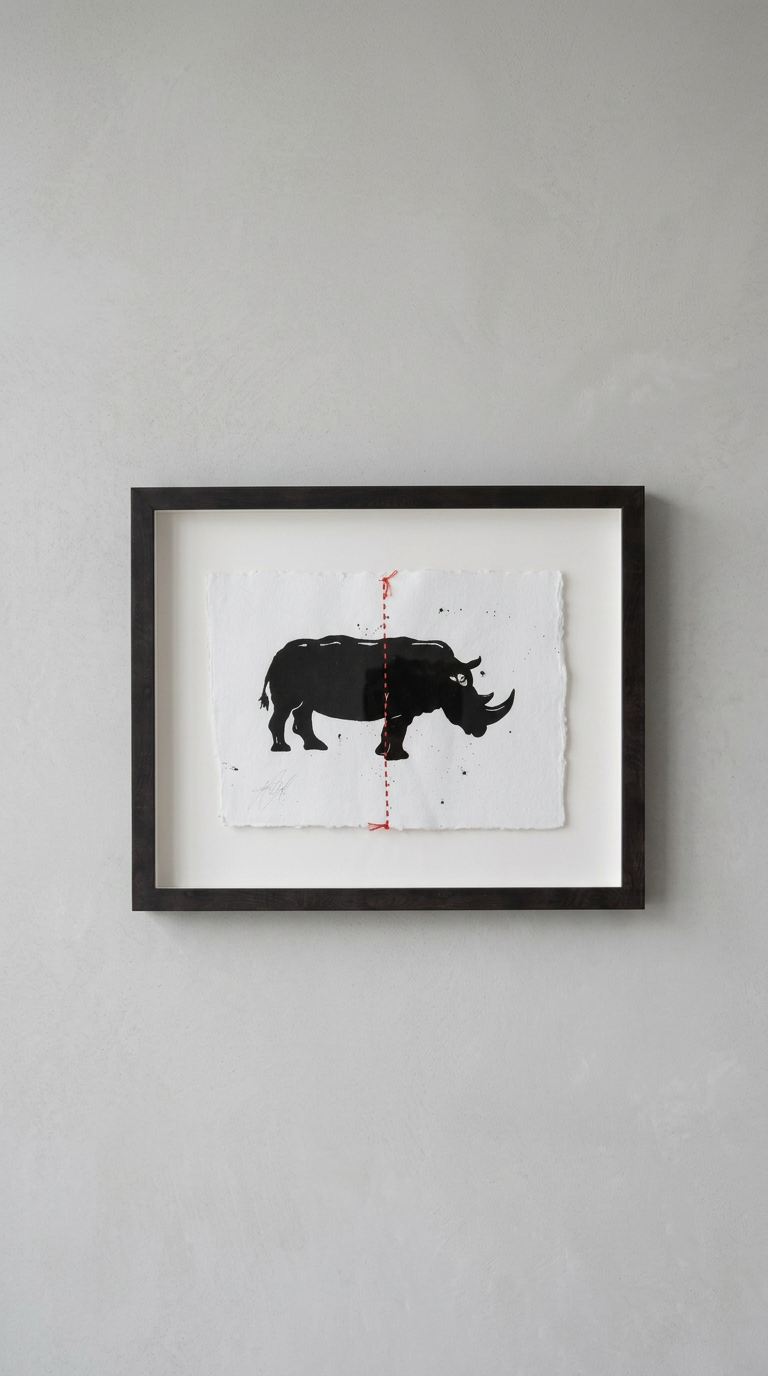 Animal Sketches By Kelly O'Neil (Rhino)