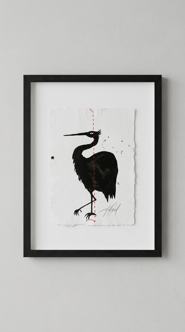 Animal Sketches By Kelly O'Neil (Stork)