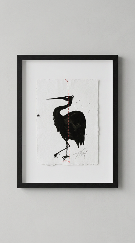 Animal Sketches By Kelly O'Neil (Stork)
