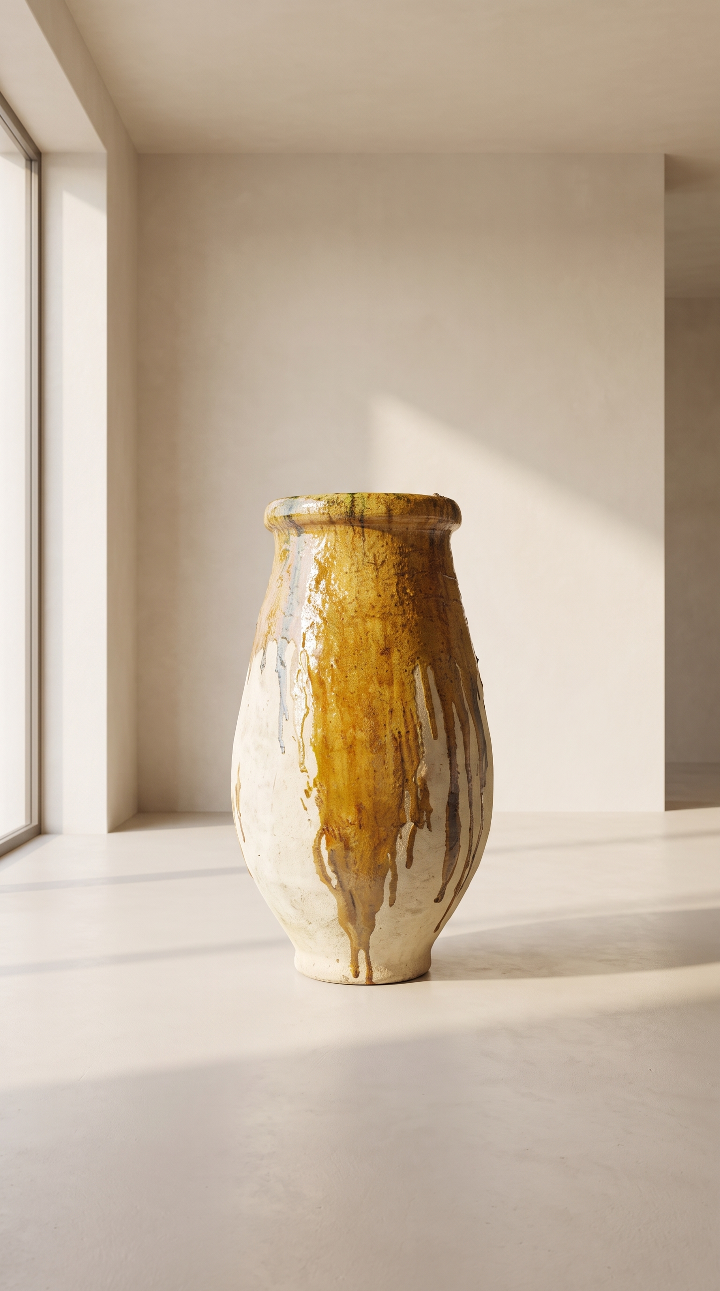 Glazed Pot - Yellow