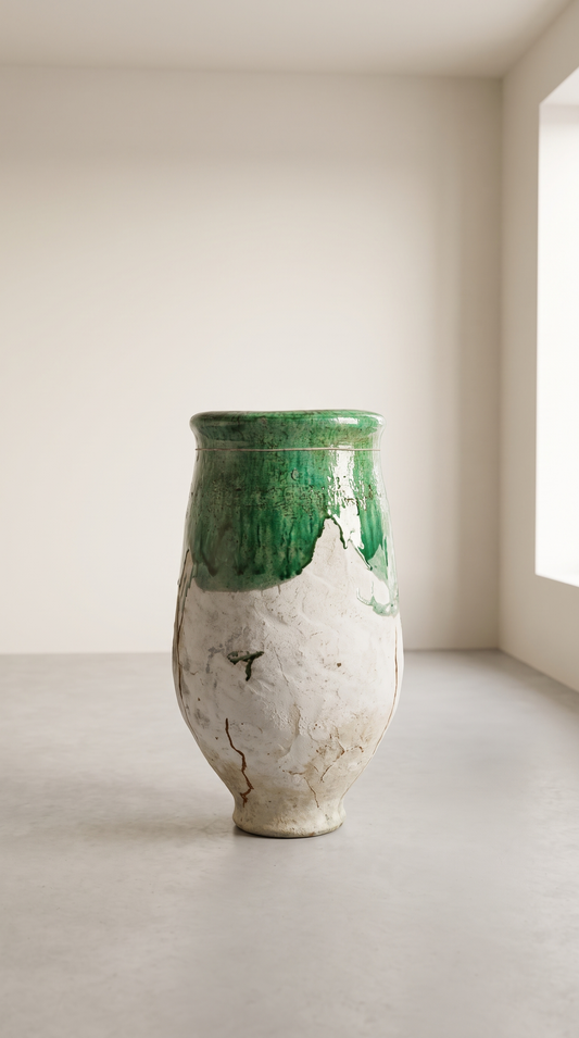 Glazed Pot - Green