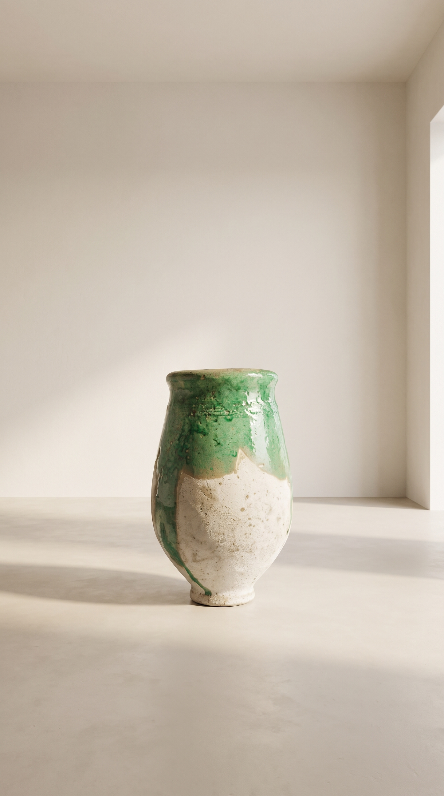 Glazed Pot - Green