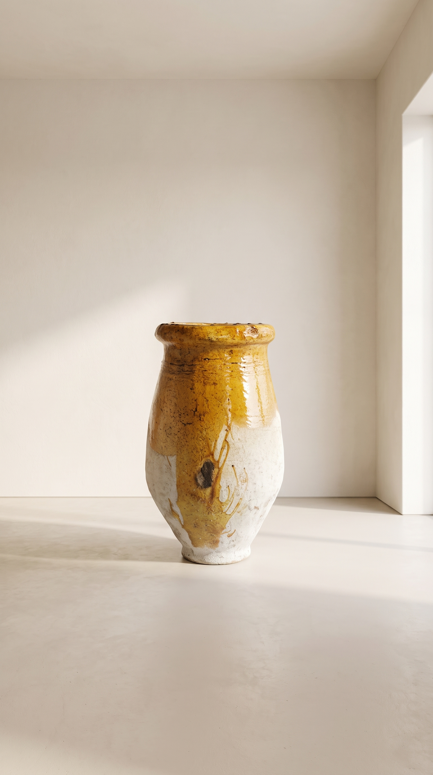 Glazed Pot - Yellow