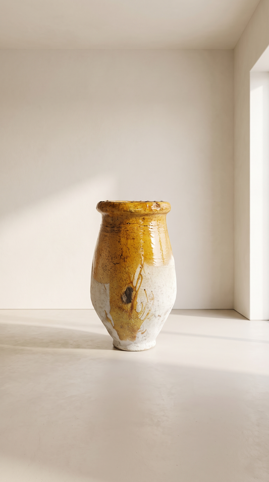 Glazed Pot - Yellow