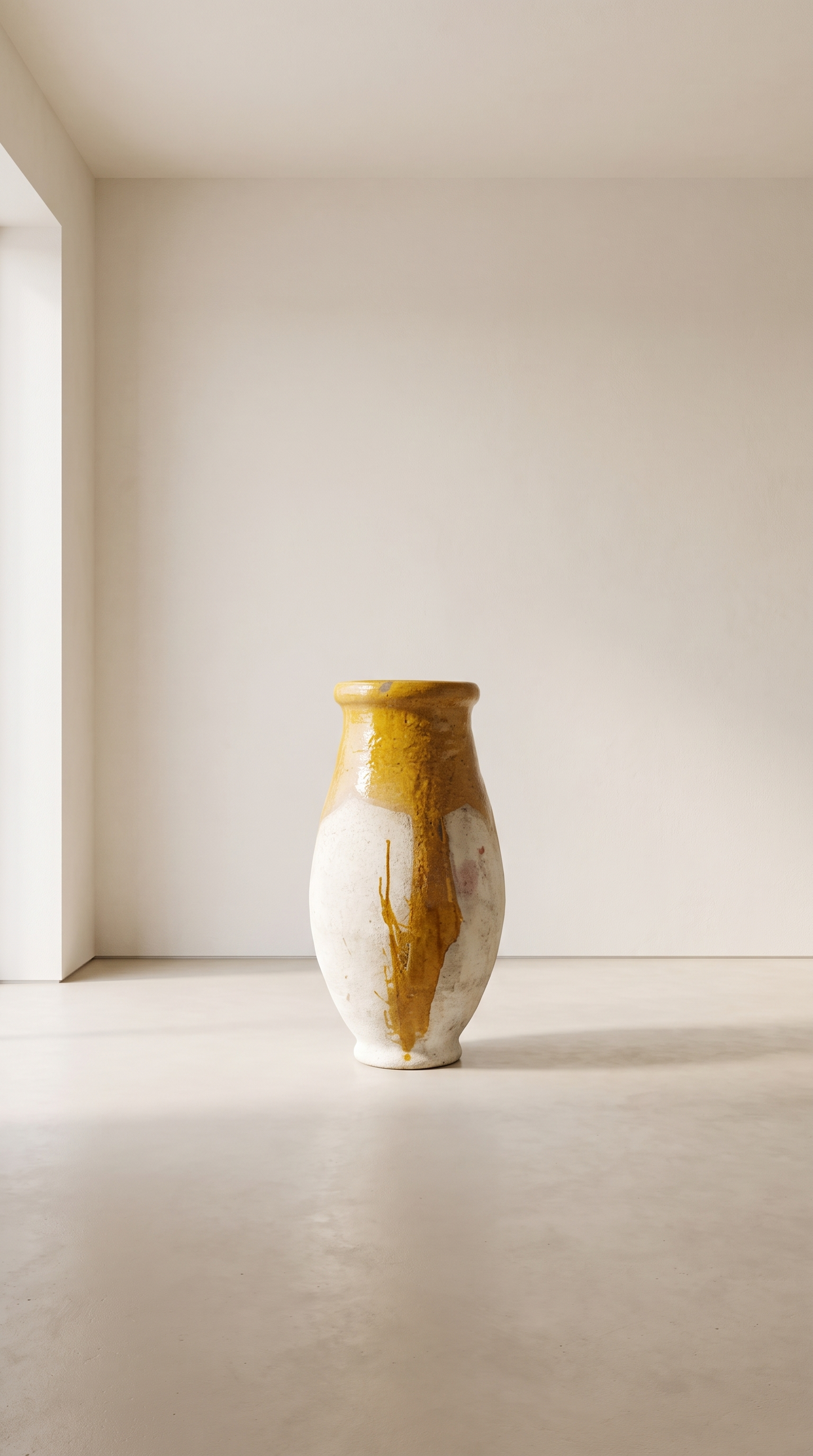 Glazed Pot - Yellow