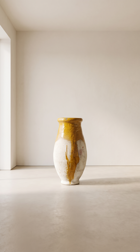 Glazed Pot - Yellow