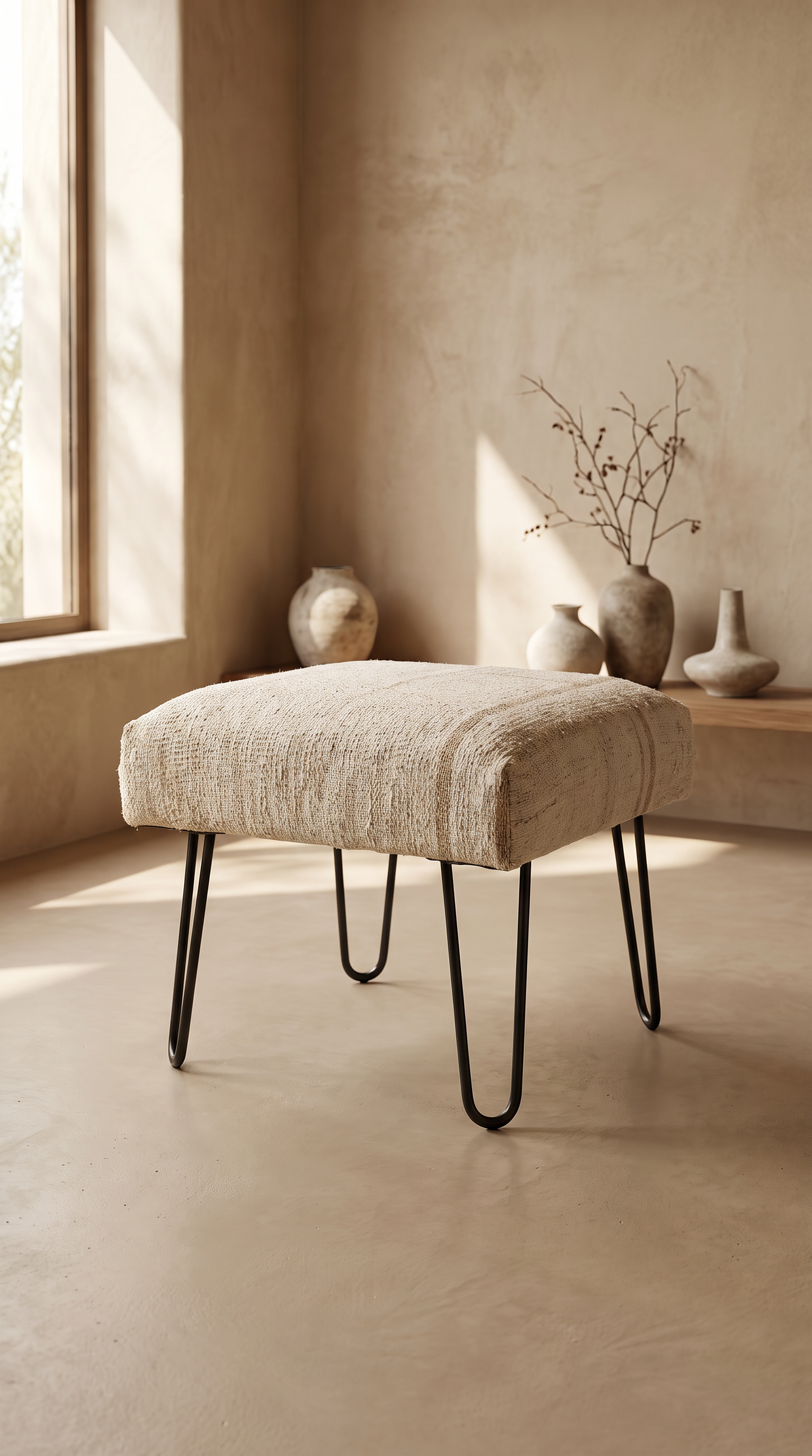 Bench / Vintage Rug Covered
