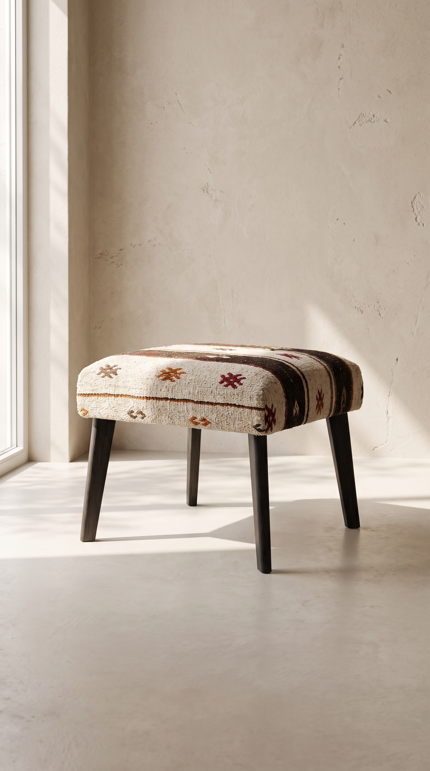 Bench / Vintage Rug Covered