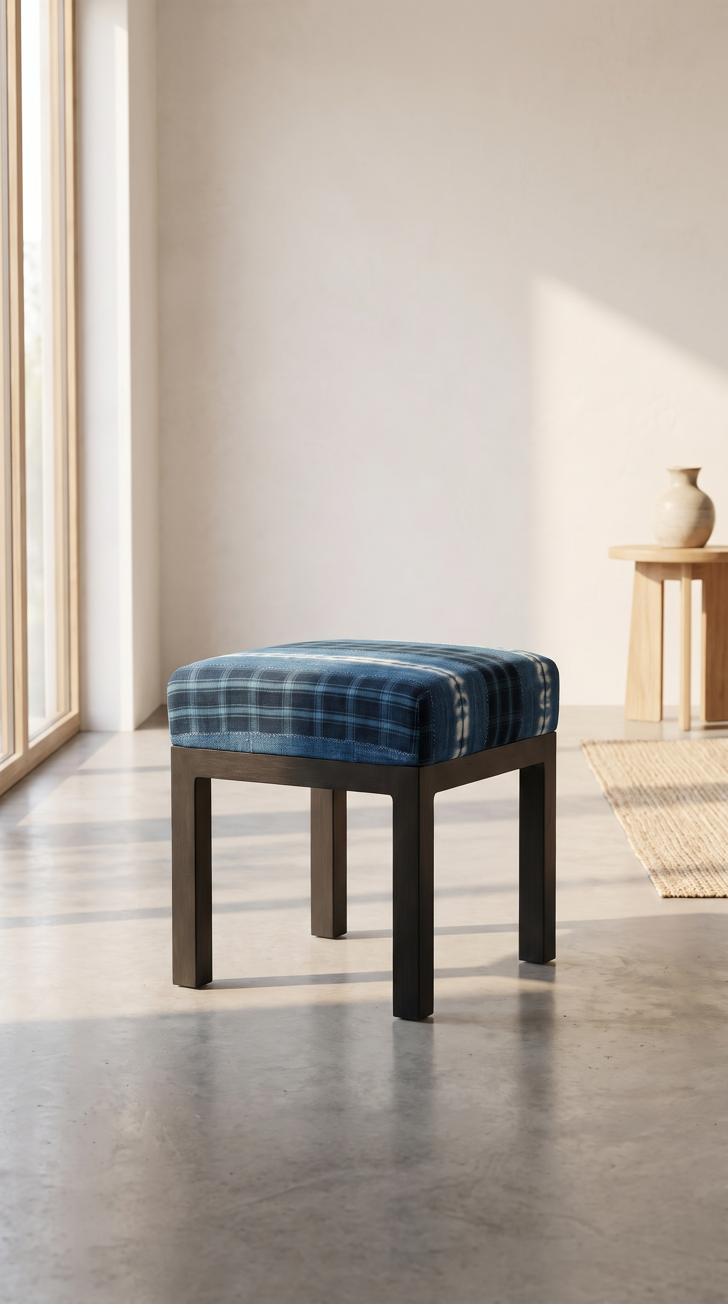 Bench / Vintage Rug Covered