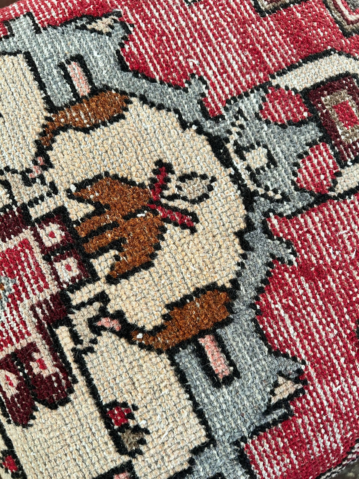 Bench / Vintage Rug Covered